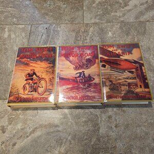 Lot of 3 TOM SWIFT by Appleton Motorcycle, Motorboat & Airship 1992 like new